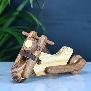 Handcrafted Wooden Motorcycle